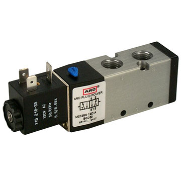 4-Way Air Solenoid & Pilot Valves